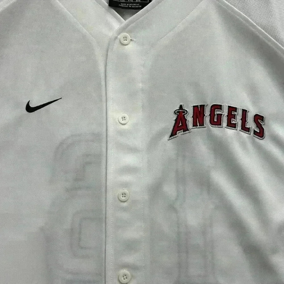 Vintage Nike Jersey Mens XXL Garret Anderson #16 Anaheim Angels MLB White Stitch - Picture 6 of 13